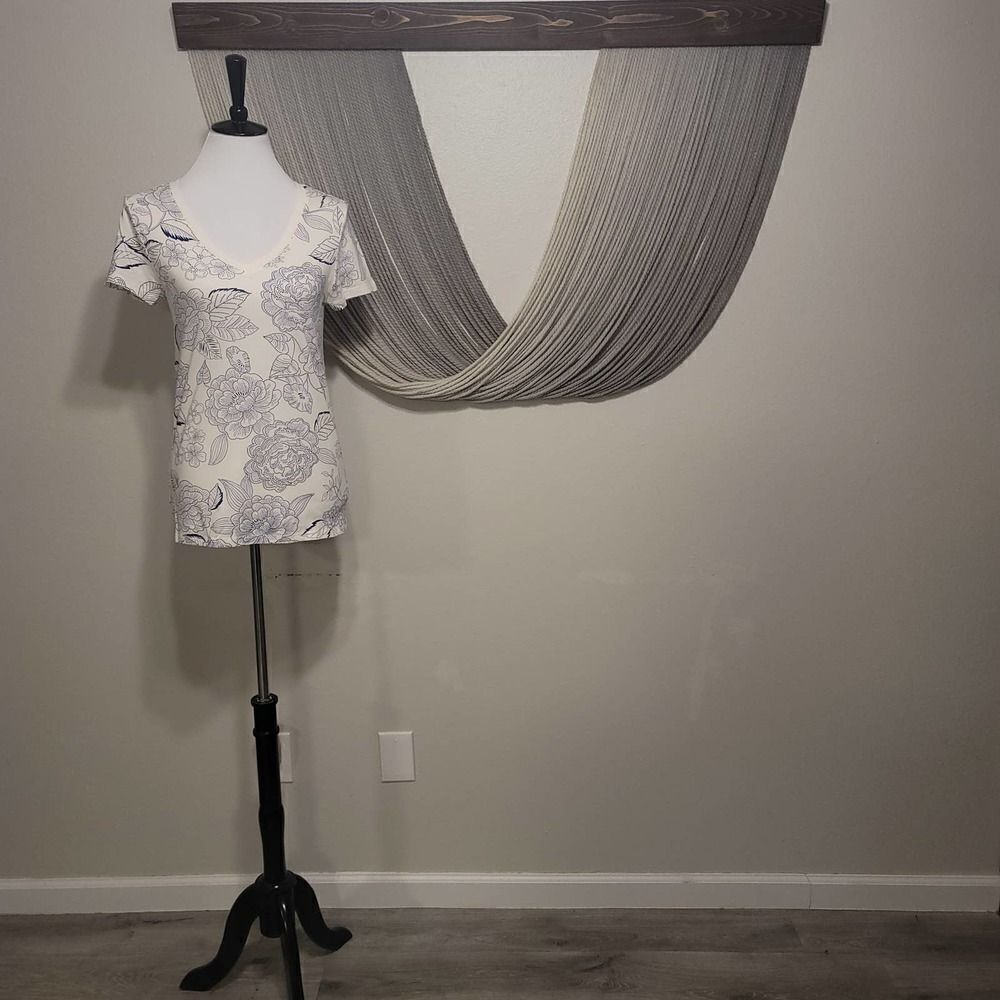 GAP Polka Dot Floral Tee Sz S